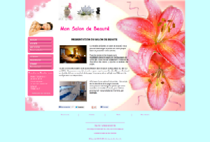 Salon de beauté - Cadre rose